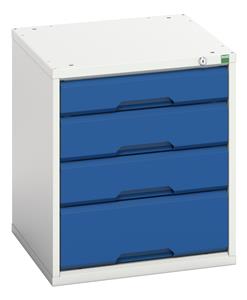 Verso 525 x 550 x 600H Bench Drawer unit Verso Bench Drawers and Cupboards 58/16925004.11 Verso 525 x 550 x 600H Drawer Cabinet.jpg